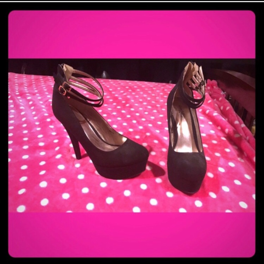 Black high heels
